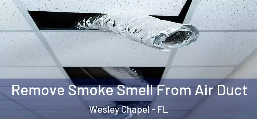Remove Smoke Smell From Air Duct Wesley Chapel - FL