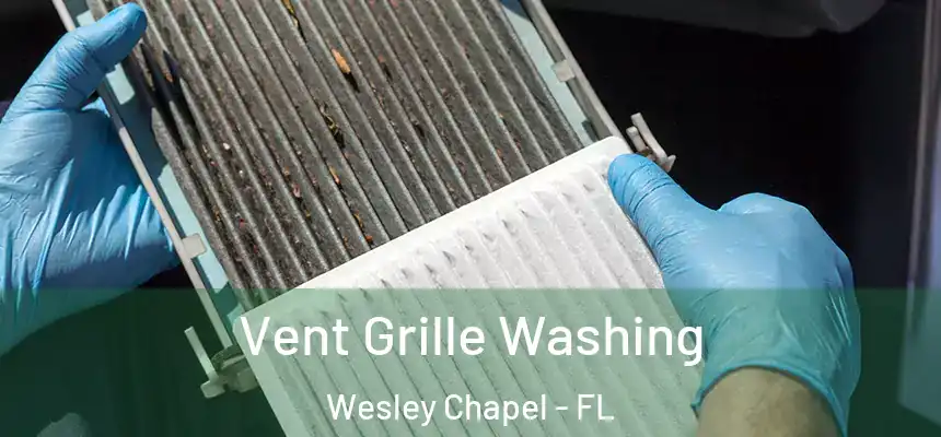 Vent Grille Washing Wesley Chapel - FL